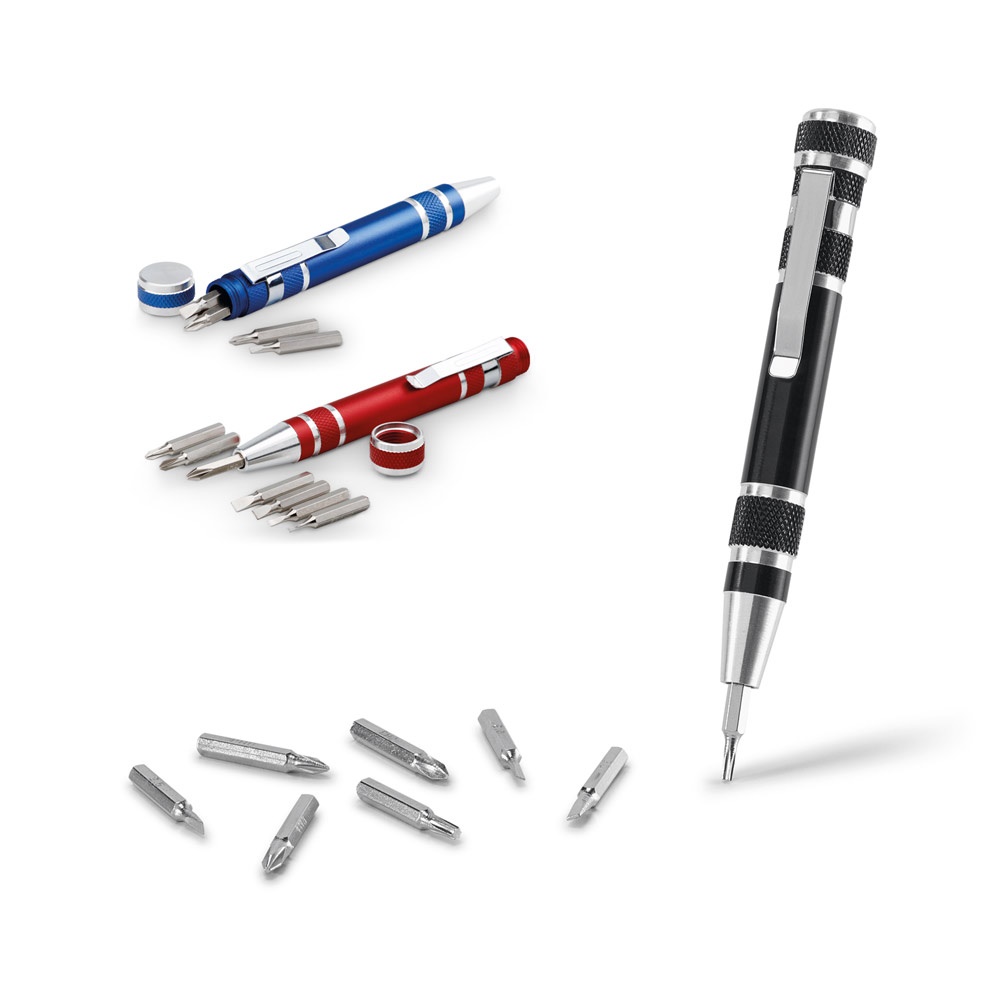 Отвертка с 8 накрайника "Toolpen" Отвертка с 8 накрайника "Toolpen"