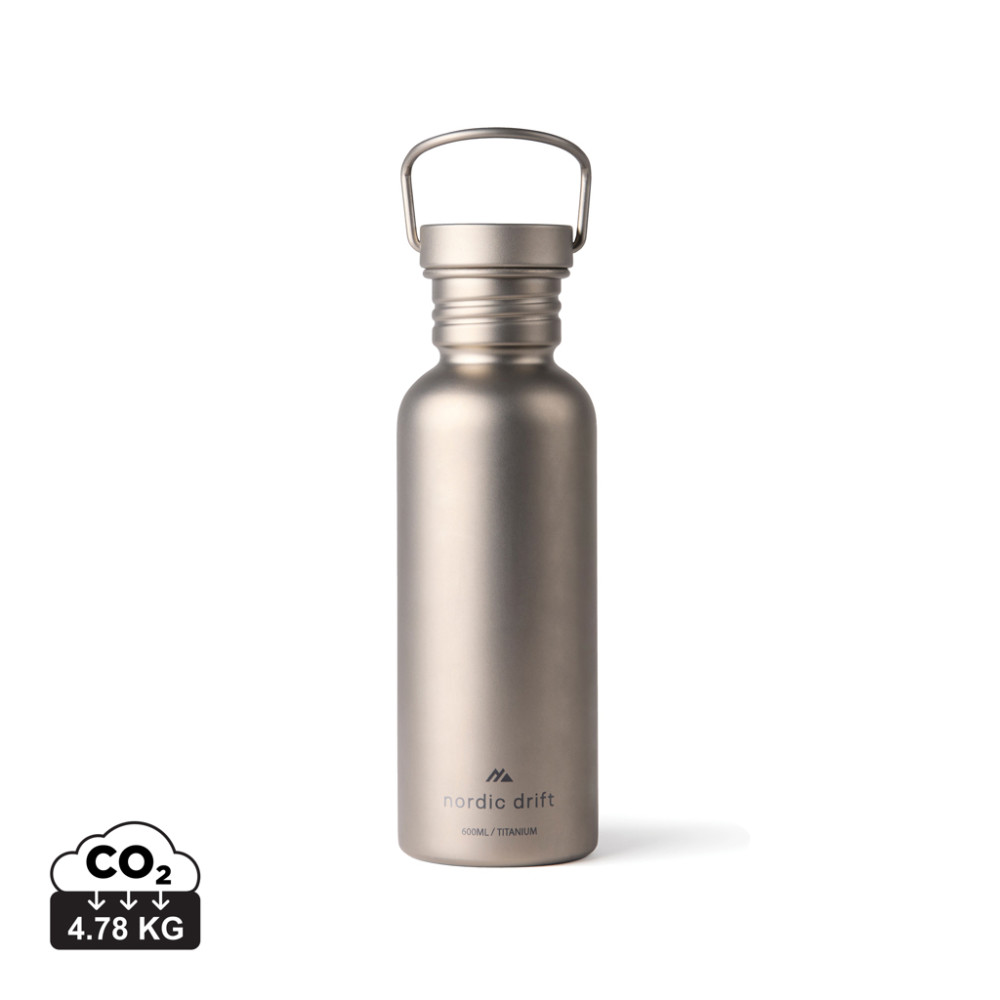 Nordic Drift Trail Ultra Light Titanium 600ml Water Bottle