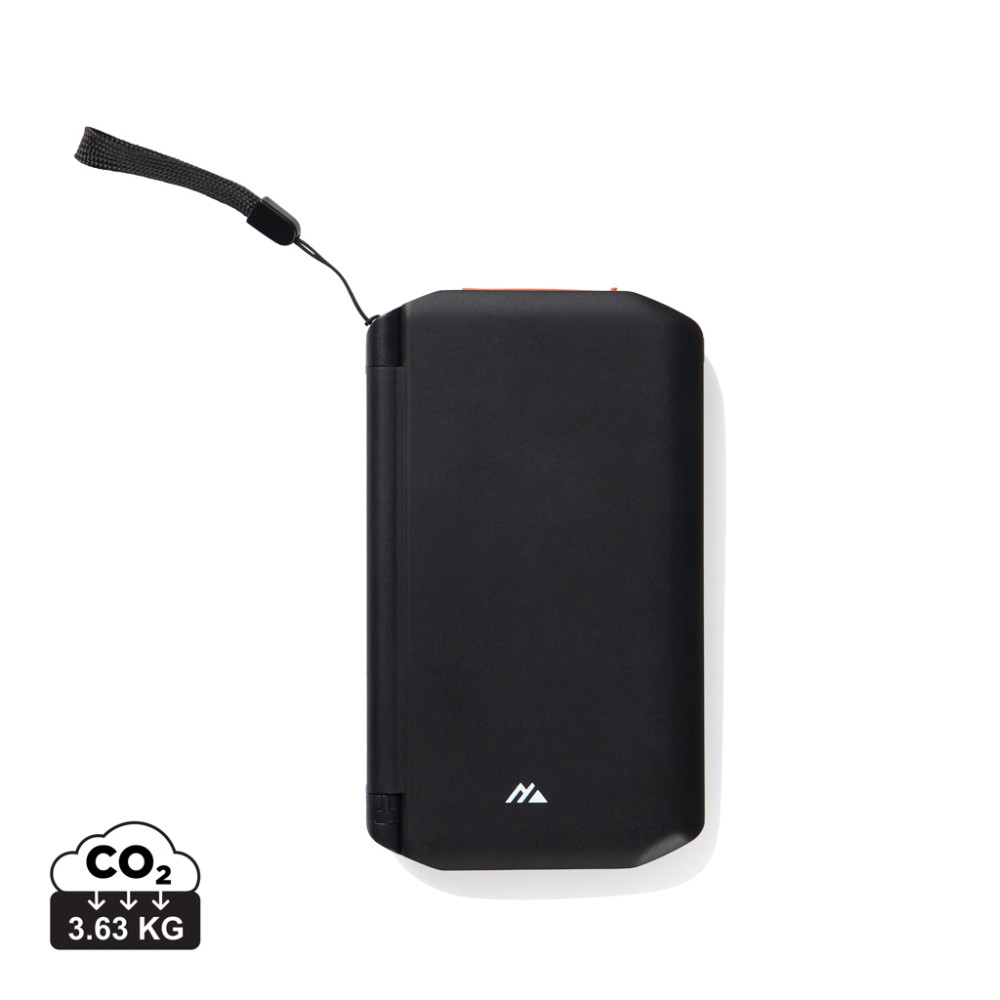 Nordic Drift Titan 10.000mAh solar powerbank with 3 panels