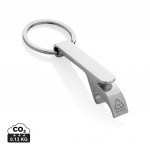RCS recycled zinc alloy bottle opener keychain