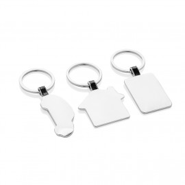 RCS recycled zinc alloy car keyring