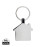 RCS recycled zinc alloy house keyring