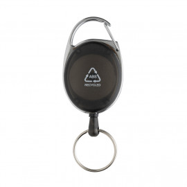RCS recycled ABS roller clip keychain