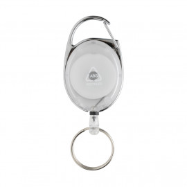 RCS recycled ABS roller clip keychain