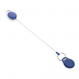 RCS recycled ABS roller clip keychain