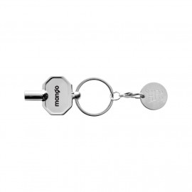 RCS recycled zinc alloy radiator key keychain with coin