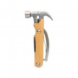 Wooden multi-tool hammer