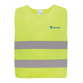 GRS recycled PET high-visibility safety vest 7-12 years