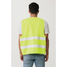 GRS recycled PET high-visibility safety vest