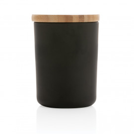 Ukiyo deluxe scented candle with bamboo lid