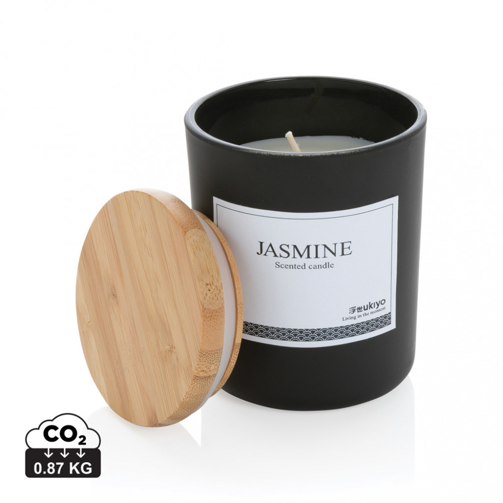 Ukiyo deluxe scented candle with bamboo lid Ukiyo deluxe scented candle with bamboo lid
