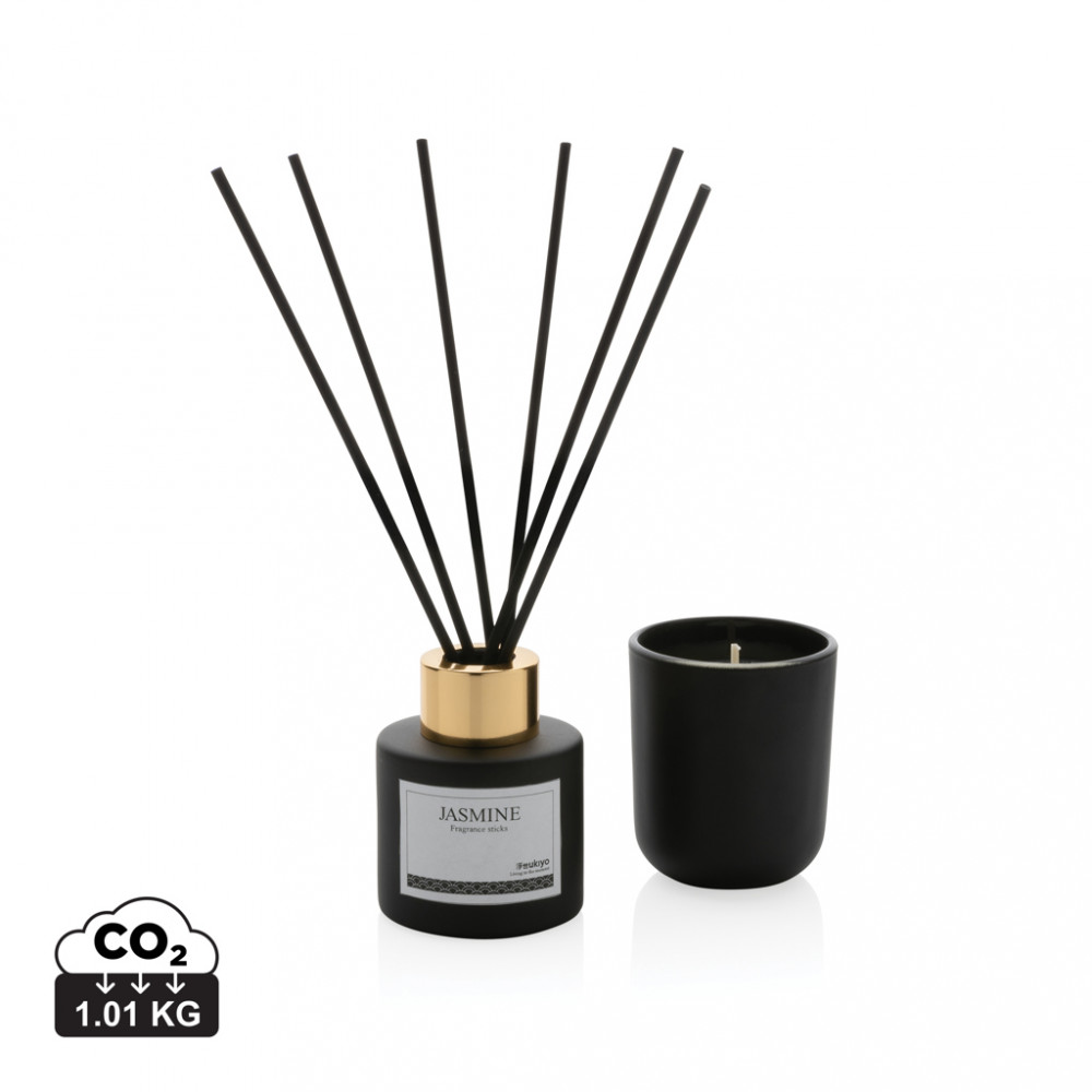 Ukiyo candle and fragrance sticks gift set Ukiyo candle and fragrance sticks gift set
