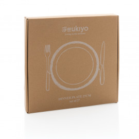 Ukiyo dinner plate set of 2