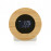 Utah RCS rplastic and bamboo LCD desk clock