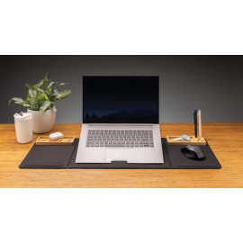 Impact AWARE RPET Foldable desk organizer with laptop stand