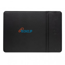Swiss Peak RCS recycled PU 10W wireless charging mousepad