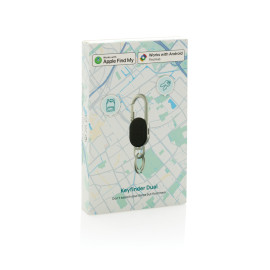 Keyfinder Dual keychain with worldwide locating