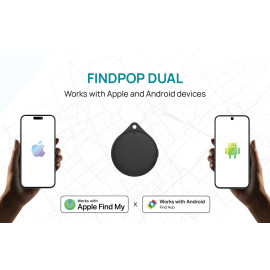 Findpop Dual RCS recycled plastic item finder IPX5