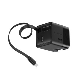 Urban Vitamin Mendocino 65W GaN charger retractable cable Urban Vitamin Mendocino 65W GaN charger retractable cable