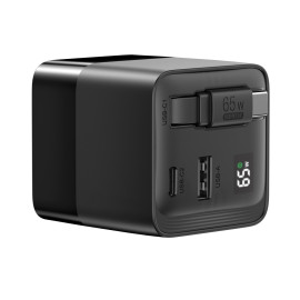 Urban Vitamin Mendocino 65W GaN charger retractable cable Urban Vitamin Mendocino 65W GaN charger retractable cable