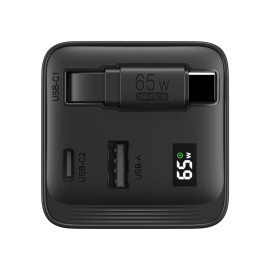 Urban Vitamin Mendocino 65W GaN charger retractable cable Urban Vitamin Mendocino 65W GaN charger retractable cable