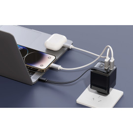 Urban Vitamin Mendocino 65W GaN charger retractable cable Urban Vitamin Mendocino 65W GaN charger retractable cable