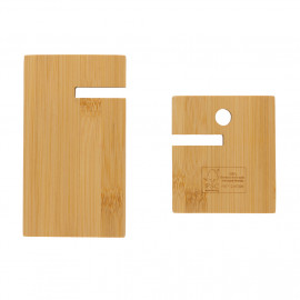Bamboo phone stand in kraft box
