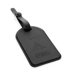 Globefind RCSrPolyester luggage tag with worldwide locating