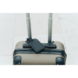 Globefind RCSrPolyester luggage tag with worldwide locating