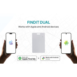 Findit Dual RCS rplastic ultra-thin finder card rechargeable
