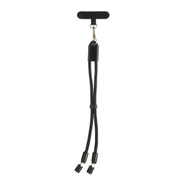 LoopAmp RCS RPET adjustable phone wrist strap 60W cable