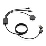 Terra RCS rPET 6-in-1 charging cable with watch charger