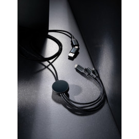 Terra RCS recycled aluminium 120cm 6-in-1 cable