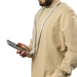 Nivo RCS recycled PET Crossbody lanyard