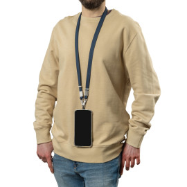 Nivo RCS recycled PET Crossbody lanyard