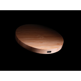 FSC®certified bamboo 5W wireless charger round