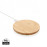 FSC®certified bamboo 5W wireless charger round