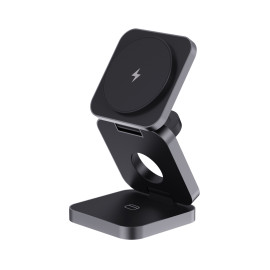 Terra RCS recycled aluminum foldable 3 in 1 15W charger