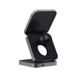 Terra RCS recycled aluminum foldable 3 in 1 15W charger