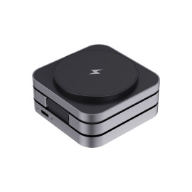 Terra RCS recycled aluminum foldable 3 in 1 15W charger