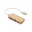 Хъб от бамбук с 3 USB порта "Hicher"