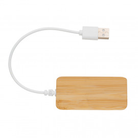 Хъб от бамбук с 3 USB порта "Hicher"