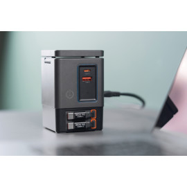 Urban Vitamin Sacramento 105W GAN charger+retractable cables Urban Vitamin Sacramento 105W GAN charger+retractable cables