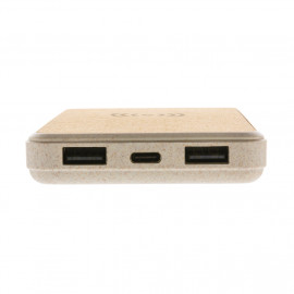 Преносима батерия с безжично зарядно "Cork" 8.000 mAh 5W 