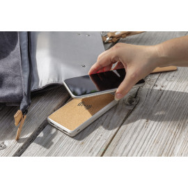 Преносима батерия с безжично зарядно "Cork" 8.000 mAh 5W 