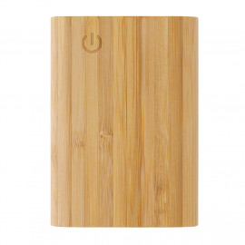 FSC® certified bamboo 5.000 mAh powerbank