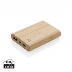 FSC® certified bamboo 5.000 mAh powerbank