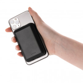 Преносима батерия с безжично зарядно "Magnetic" 5.000 mAh 5W