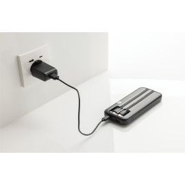 Turbopack RCS rplastic powerbank 10.000 integrated cables