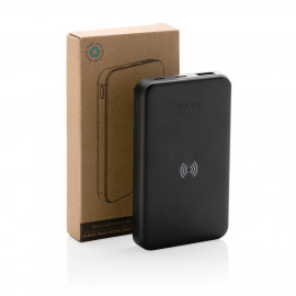 RCS recycled plastic 5.000 mAh 5W wireless powerbank